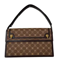 Z1598 MORABITO モラビト ハンドバッグ モノグラムパターン ブラウン