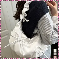 送料無料 ショルダーバッグ 3way リボンバッグ レディース フェイクレザー 手提げ鞄 肩掛け 斜め掛けバッグ 合皮 大人可愛い おしゃれ 旅行 お出かけ 春夏秋冬 韓国風リボンカバン PU トートバッグ 無地 肩掛けバッグ