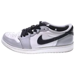 NIKE (ナイキ) AIR JORDAN1 RETRO OG BARONS エアジョーダン1 レトロ バロンズ ローカットスニーカー ホワイト/グレー US7.5/25.5cm CZ0790 110