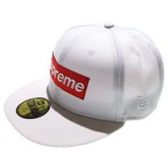 SUPREME (シュプリーム) 22AW × NEW ERA Money Box Logo マネー ボックス ロゴ ベースボールキャップ 帽子 ホワイト