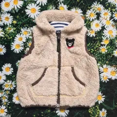 ミキハウス ミッキーハウス ダブルビー リバーシブル ベスト キッズ 90