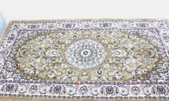 ペルシャ風 ラグ カーペット 200×250cm ベージュ系 花柄 - メルカリ
