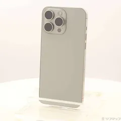 〔中古品〕 iPhone15 Pro Max 256GB ナチュラルチタニウム NU6R3J／A SIMフリー【262】