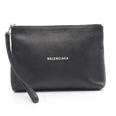 バレンシアガ BALENCIAGA セカンドバッグ クラッチバッグ 593815 ブラック レザー エブリデイ クラッチバッグ メンズ Used Bのサムネイル