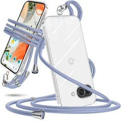 新品 Google Pixel 9A ケース クリア ショルダー ピクセル9a スマホケース カバー 肩掛け 斜めかけ 縄掛けケース 耐衝撃 全透明 TPU 薄型 紐付き 斜めがけ 織りストラップ付き ネックストラップ 長さ調整可能 取り外し可能 落下防止 紛