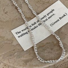 ネックレス ネックレス 925 シルバーチェーン 新品 レディース ペンダント ジュエリー アクセサリー ギフト プレゼント シンプル 誕生日 クリスマス ダブルレイヤードネックレス ミニマリスト スタイル レディースネックレス