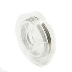 【サージカルステンレス 316 】 アーティスティックワイヤー シルバー 0.3mm 0.4mm 0.5mm 0.6mm 0.7mm ／10m ワイヤークラフト ワイヤーワーク ビーズ 天然石 メガネ留め ステンレス パーツ 金属アレルギー対策 ハンドメイド