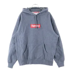 SUPREME (シュプリーム) 21AW Box Logo Hooded Sweatshirt ボックスロゴフーデッドパーカー グレー