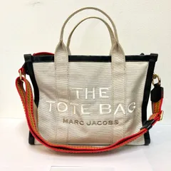 MARC JACOBS マークジェイコブス　THE　TOTE　BAG　ザトートバッグ　ミディアム　キャンバス×レザー