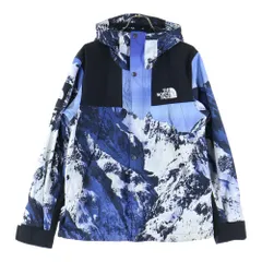 SUPREME (シュプリーム) 17AW ×THE NORTH FACE Mountain Parka ザノースフェイス 雪山 マウンテンパーカー ナイロンジャケット ブルー/ブラック NP61701I