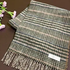 CASADEI カサデイ チェック ストール マフラー イタリア カシミヤ100% 日本製 フリンジ ファッション小物 レディース