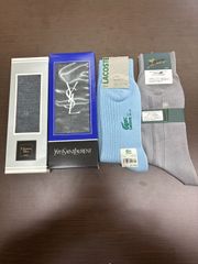 未使用！ブランド靴下まとめ4点セット(Dior、イブサンローランなど)25-27cm 【J01-888】