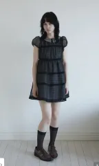 デアード ベビードール ONE PIECE ドレス ブラック dared ゴス