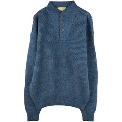 古着 エルエルビーン L.L.Bean ヘンリーネック リブ編み アクリルニットセーター USA製 メンズM相当/eaa593585