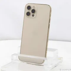 〔中古品〕 iPhone12 Pro 128GB ゴールド MGM73J／A SIMフリー【368】