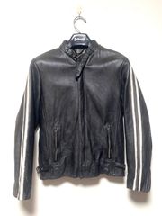 adidas Vespa leather jacket - メルカリ