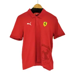 プーマ PUMA 企業ロゴ スポーツウェア クラウドスパン 半袖 ポロシャツ メンズ import：M 