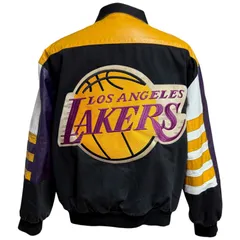 90s USA製 JEFFHAMILTON ジェフハミルトン NBA レイカーズ スタジャン