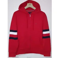 新品) 17万8千円 Tommy Hilfiger トミーヒルフィガー フード ジップアップ M デパート 正規品