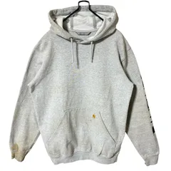 パーカー カーハート S グレー スウェット フーディ メンズ 古着 長袖