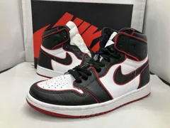 【箱付き】 NIKE ナイキAIR JORDAN 1 RETRO HIGH OG BLOOD LINE 555088 062 エアジョーダン1 ブラッドライン 25.5cm ブラック ホワイト
