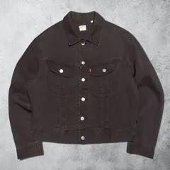 DEPT 101J サンプリング 短丈 ピケジャケット トラッカージャケット 日本製 アメカジ ジグザグステッチ 猫目ボタン ブラック