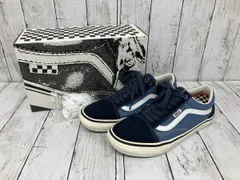 VANS x PALACE／スニーカー／old skool／ネイビー ／ブルー／721454／26.5cm