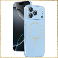 ☆彡送料無料でお届け☆彡Size:iPhone17Pro_Color:ブルー YUZOR 「極薄」 iPhone 17 Pro ケース 超薄型 Magsafe対応 いphone17Pro ケース レンズを完全に覆う一体型設計 ストラップホール付き アイフォン