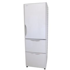 送料無料】三菱 冷蔵庫 335L 3ドア 右開き パールホワイト MR-C34X-W