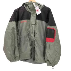 コロンビア Columbia Sportswear Company 90-00S ロゴ刺繍 バイカラー ナイロン マウンテン ジャケット 裾ドローコード メンズ  LL