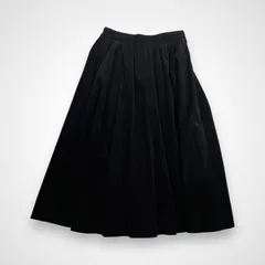 LE GLAZIK ル グラジック / 細畝コーデュロイスカート ブラック 参考定価：16,000+tax SIZE:36のサムネイル