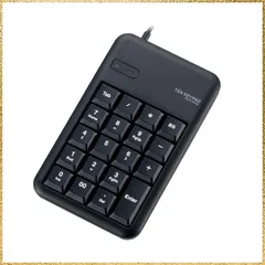 ☆彡送料無料でお届け☆彡Style:スタンダード_PatternName:単品 エレコム テンキー 有線 メンブレン Sサイズ 1000万回高耐久 ブラック TK-TCM013BK