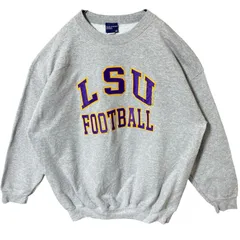 トレーナー フットボール 2XL グレー ワッペン スウェット メンズ 古着