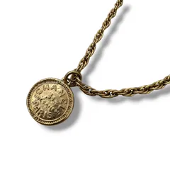 CHANEL シャネル メダル コイン　ネックレス ゴールド ヴィンテージ【鑑定済み】