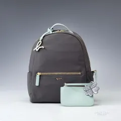 未使用級✨ アニエスベー リュック ナイロン ロゴ シルバー金具 ポーチ付き imgrc0120501476.jpg
