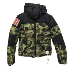 デニムアンドサプライ ラルフローレン DENIM & SUPPLY RALPH LAUREN 00s 迷彩柄 星条旗 フーデッド ダウン ジャケット レディース  XXSのサムネイル