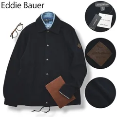 【未使用】 エディーバウアー ウールライク コーチ ジャケット S ネイビー