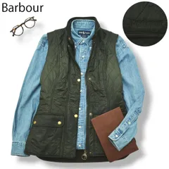 バブアー Barbour Wray Gilet キルティングベスト オリーブ♪