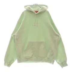 SUPREME (シュプリーム) 23AW Box Logo Hooded Sweatshirt ボックス ロゴ フーディー スウェットプルオーバーパーカー ライトグリーン