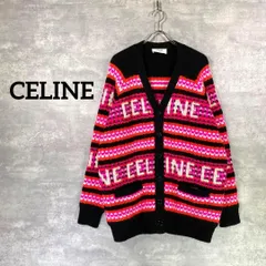 『CELINE』セリーヌ (XS) ジャガードニットカーディガンのサムネイル