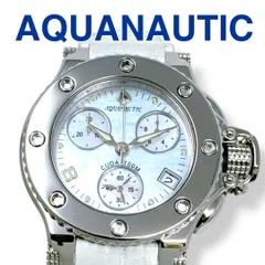 アクアノウティック プリンセスクーダ クロノグラフ シェル文字盤 クォーツ 楽天市場】☆良品☆箱・保証書付き【AQUANAUTIC】アクアノウティック