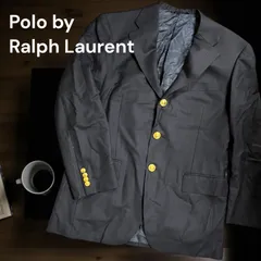 Polo by Ralph Lauren テーラードジャケット ブレザー メンズ ジャケット 金ボタン ポロ ラルフローレン ブルゾン ビンテージ