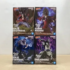 バンプレスト NARUTO-ナルト- 疾風伝 VIBRATION STARS SENJU HASHIRAMA/UCHIHA MADARA/SENJU TOBIRAMA/OROCHIMARU 第四次忍界大戦 フィギュア  未開封品【WS1066-003】
