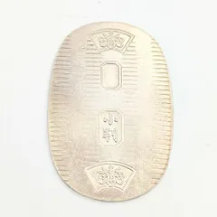 お値下げ 純銀 小判形 煎茶用茶托 49.1g