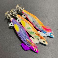 希少廃盤美品 ヤマシタ エギ王 TR 3.5号 ラトル 鉛ヘッド 3本 30g