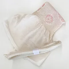 ［5870］帯締め 帯揚げ セット 草花文様 ぼかし 絞り 正絹 着物 帯絞め