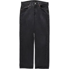 古着 00年代 リーバイス Levi's 501 ブラックデニム ストレートデニムパンツ メンズw32相当/eaa595417