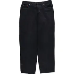 古着 ゲス Guess ブラックデニム テーパードデニムパンツ USA製 メンズw35相当/eaa545080