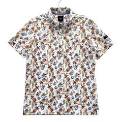 サイズ：L RENOMA GOLF レノマゴルフ ハーフジップ ニット 半袖