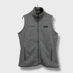 ☆patagonia☆パタゴニア☆ベターセーターベスト☆フリースベスト☆企業ロゴ☆グレー☆レディースL☆K25M